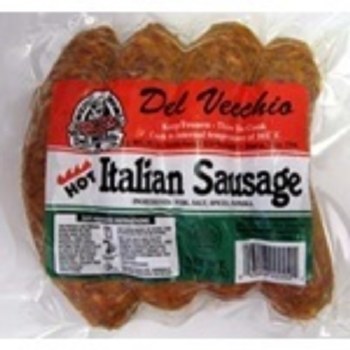 Del Vecchio Italian Hot Sausage 1 lb