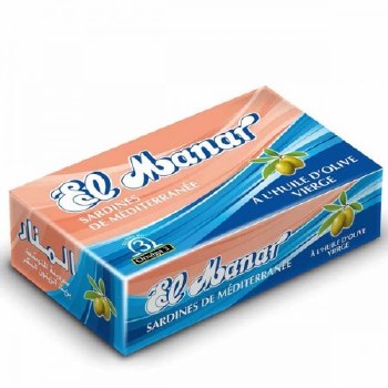 El Manar Sardines in Olive Oil 125g