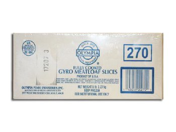 Olympia Gyro Cooked &amp; Sliced 5 lb