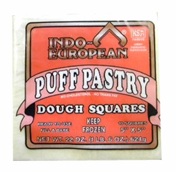 Indo-European Puff Pastry 5x5 - 10 pc