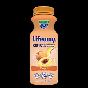 Lifeway Kefir Peach Lowfat 8oz