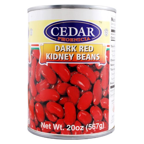 Cedar Dark Red Kidney Beans 20oz Phoenicia Specialty Foods