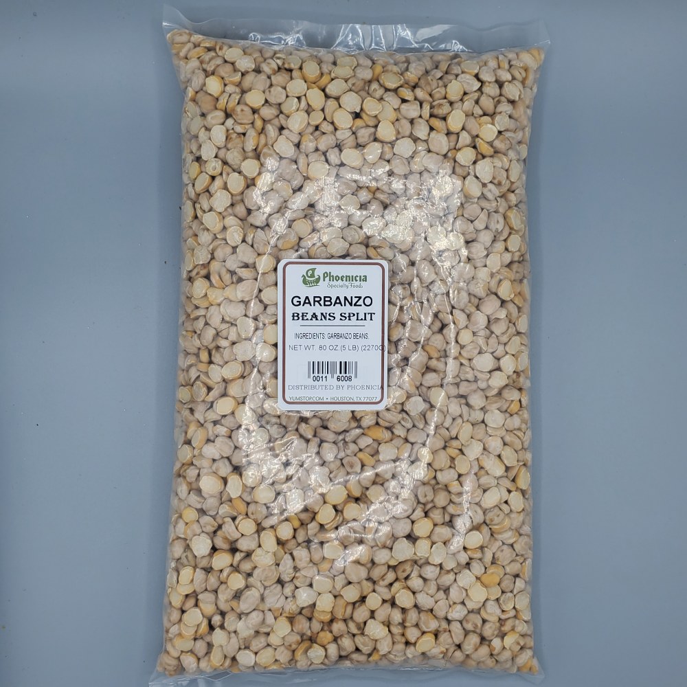 Phoenicia Dry Garbanzo Beans Split 5 lb Phoenicia Specialty Foods