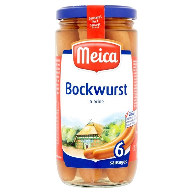 Wurstel Bockwurst Dega 8 pz x 90 gr. vaso vetro kg.1,03 - Paolini Food