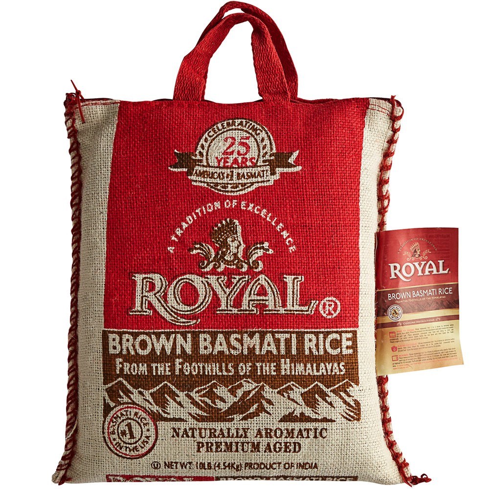 Royal Basmati Rice Brown 10 lb Phoenicia Specialty Foods