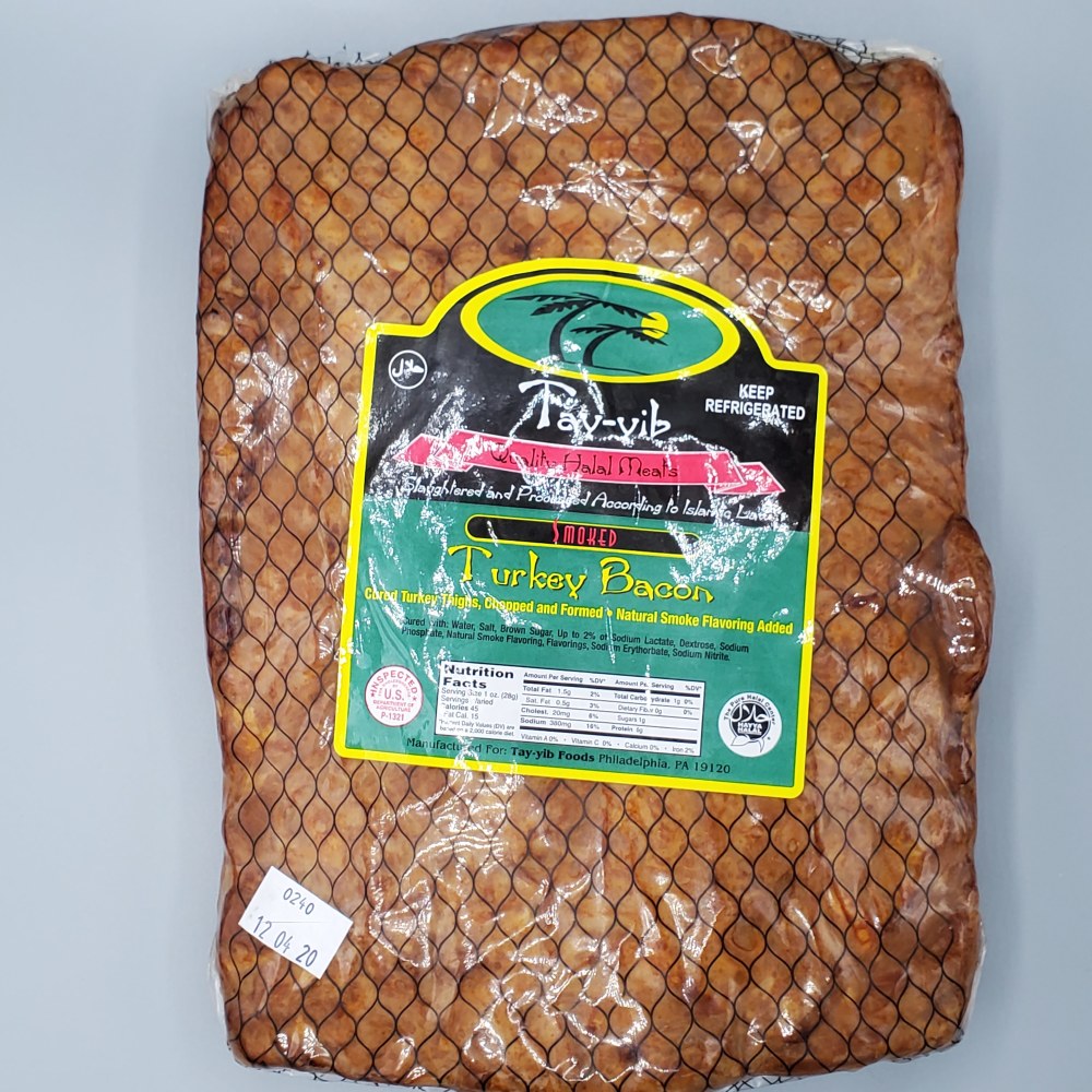 Turkey Bacon Halal Sliced Phoenicia Specialty Foods