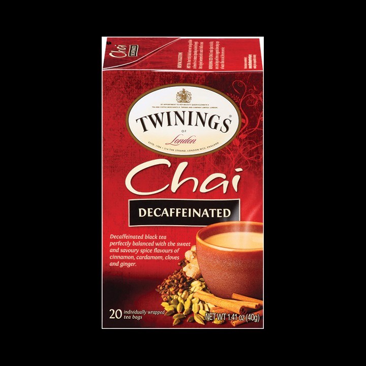 Twinings Chai Decaf Tea 20 bag Phoenicia Specialty Foods