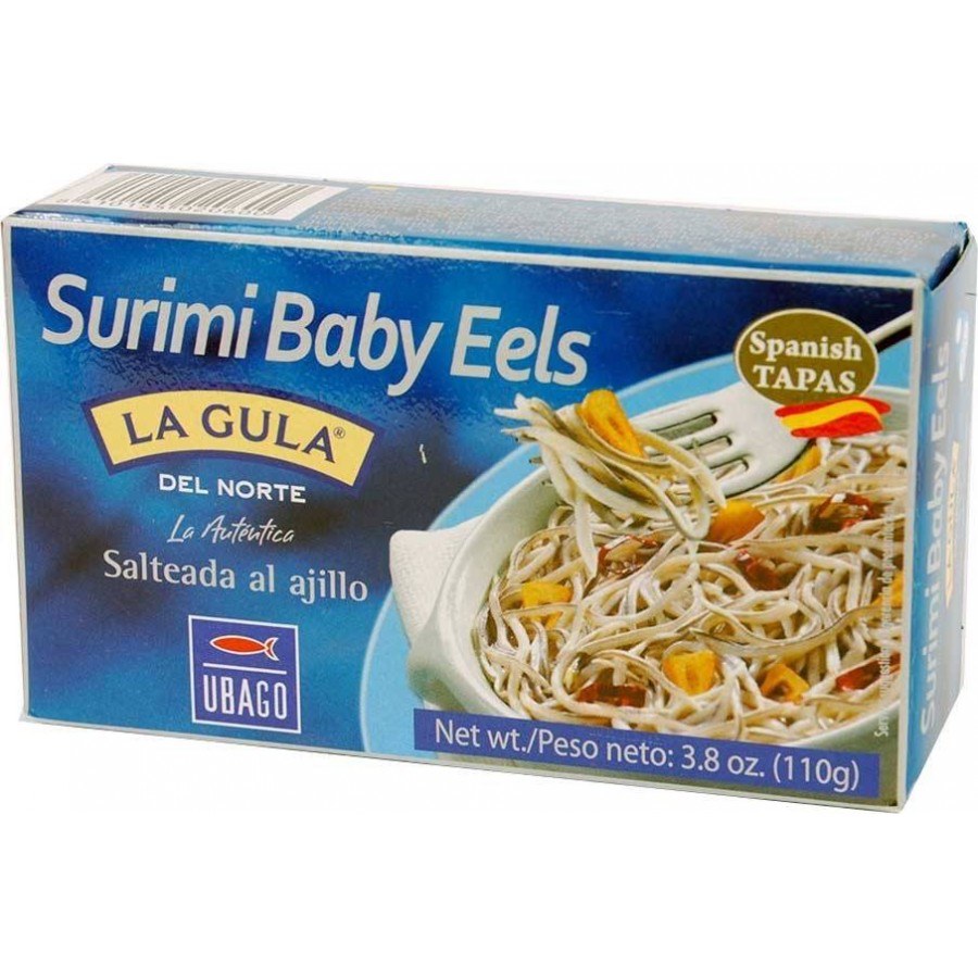 Ubago Baby Eels in Oil 100gr Phoenicia Specialty Foods