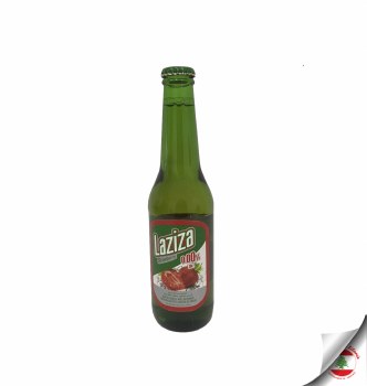 Laziza Strawberry Malt Beverage None Alcoholic 11oz