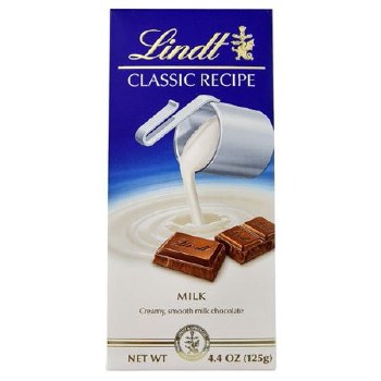Lindt Classic Milk Chocolate Bar 4.4oz