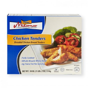 Midamar Chicken Tenders Halal 18oz