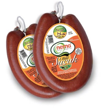 Nema Soujouk Mild Halal 10oz