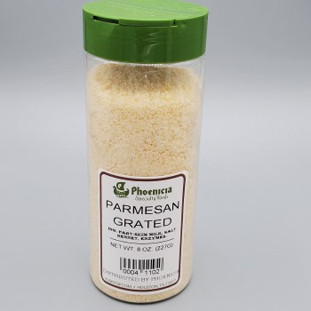 Phoenicia Grated Parmesan 8 oz jar