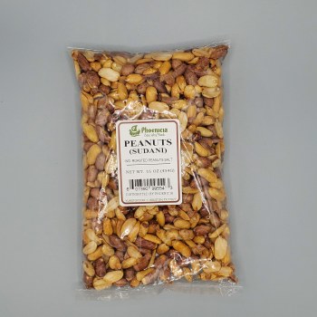 Phoenicia Sudani Peanuts Roasted &amp; Salted 1 lb