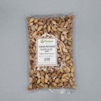 Phoenicia Pistachio Turkish Aintab Roasted &amp; Salted 1 lb