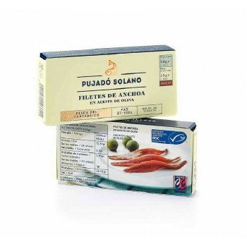 Pujado Solano Anchovy Fillet In Olive Oil 50g