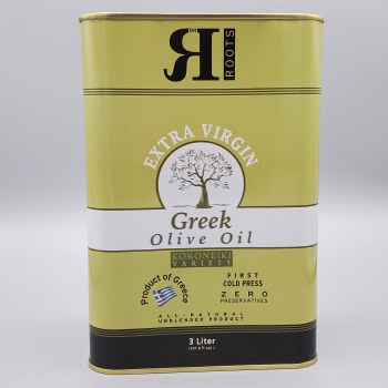 Roots Extra Virgin Greek Olive Oil 3 Ltr