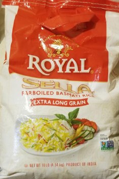 Royal Sella Basmati Rice 10 lb