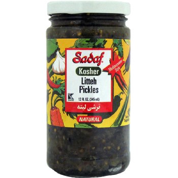 Sadaf Litteh Pickles Kosher 12oz