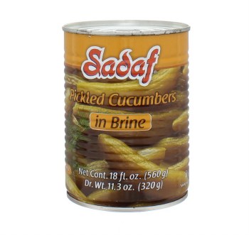 Sadaf Cucumber Pickles In Brine 19oz