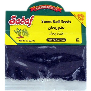 Sadaf Sweet Basil Seeds 0.5oz