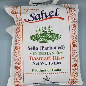 Sahel Basmati Sella Rice 10lb