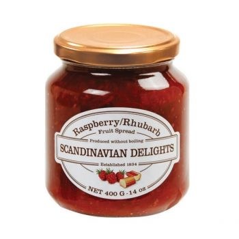 Scandinavian Delight Raspberry Rhubarb Spread 14oz