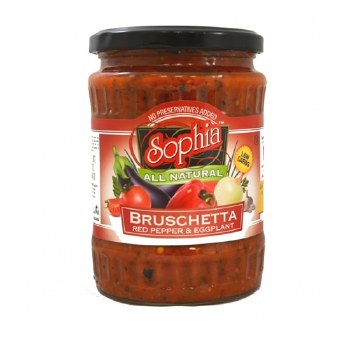 Sophia Bruschetta Red Pepper Eggplant 19oz