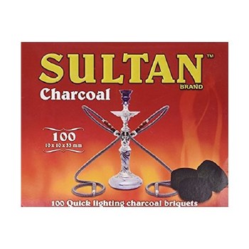 Sultan Charcoal Box 100 pc