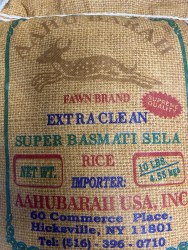 Aahu Barah Basmati Rice 10lb