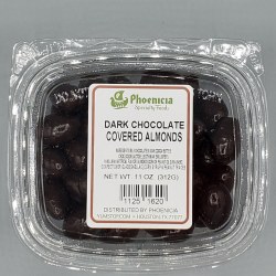 Phoenicia Dark Chocolate Covered Almonds 11 oz