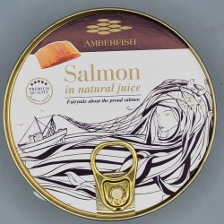 Amberfish Salmon in its own juice 200g