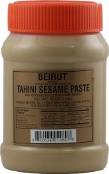 Beirut Tahini plastic jar 1 lb