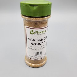 Phoenicia Ground Cardamom 4 oz jar