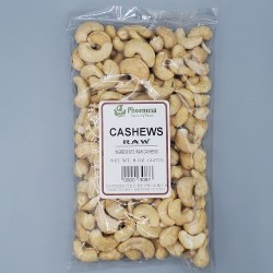 Phoenicia Cashews Raw Whole 8 oz