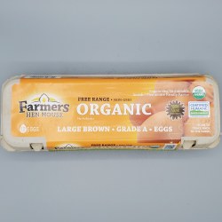 Eggs Brown Organic Cage Free 1 dozen