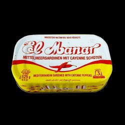 El Manar Sardines with Cayenne 125g
