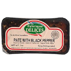 Fabrique Delices Pate with Black Pepper 7 oz