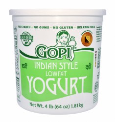 Gopi Yogurt Plain Lowfat 64oz