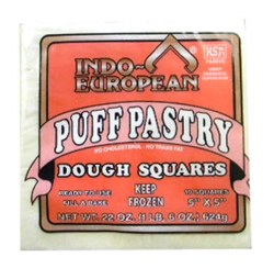 Indo-European Puff Pastry 5x5 - 10 pc