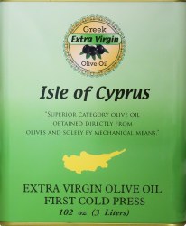 Isle of Cyprus Extra Virgin Olive Oil 3L