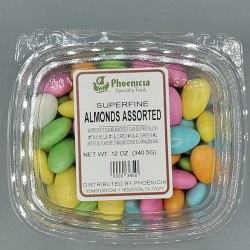 Phoenicia Jordan Almonds Assorted Colors 12 oz