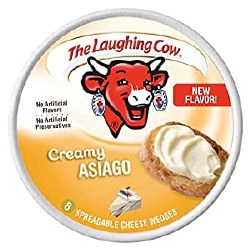 Laughing Cow Asiago Cheese Spread 6oz