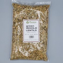 Phoenicia Whole Green Lentils 12 oz