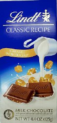 Lindt Classic Milk Chocolate Bar Caramel Sea Salt 4.4oz