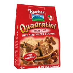 Loacker Quadratini Hazelnut Wafer 250g