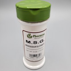 Phoenicia MSG Accent 6 oz (Monosodium Glutamate)