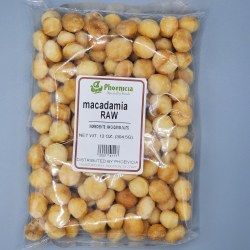 Phoenicia Macadamia Nuts Raw 12 oz