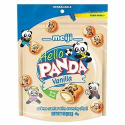 Meiji Hello Panda Vanilla Cream Filled Cookies 7oz