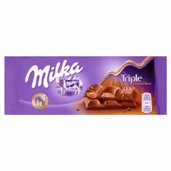 Milka Chocolate Triple Caramel 90g